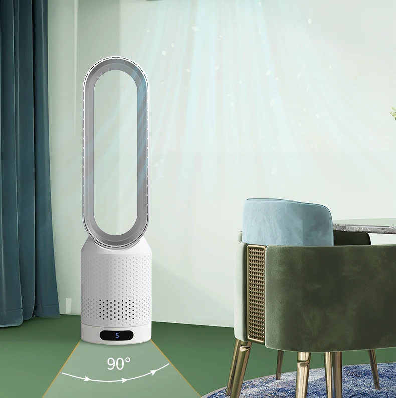 Climora Stille Luchtkoeler | 3-in-1 Koelen, Reinigen & Verfrissen met 90° Oscillatie