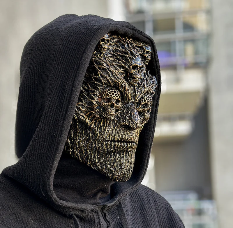 Premium schedelkunstmasker