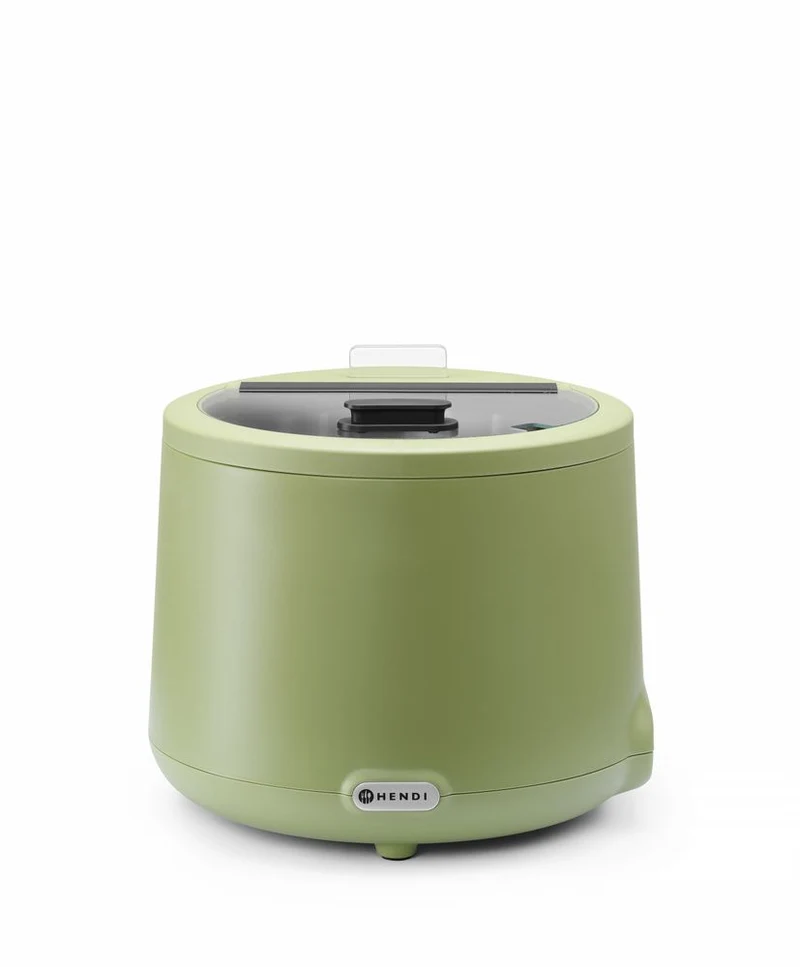 HENDI Suppenkessel UNIQ – 8 l – 230 V / 500 W – designed by Robert Bronwasser – Grün – Ø 365 × H 325 mm