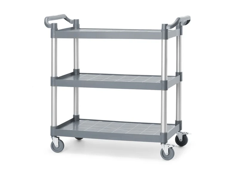 AmerBox Servierwagen aus Polypropylen mit Lagen, groß – 1010 × 500 × H 960 mm