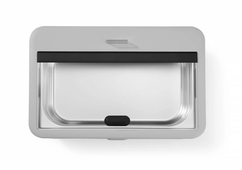 HENDI Chafing Dish UNIQ – GN 1 / 1 – 230 V / 700 W – designed by Robert Bronwasser – Weiß – 607 × 402 × H 245 mm