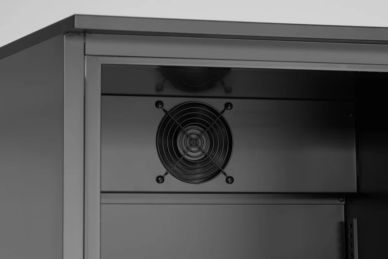 Arktic Bar-Kühlschrank mit zwei Türen – 477 l – 230 V / 365 W – Schwarz – 530 × 900 × H 1820 mm