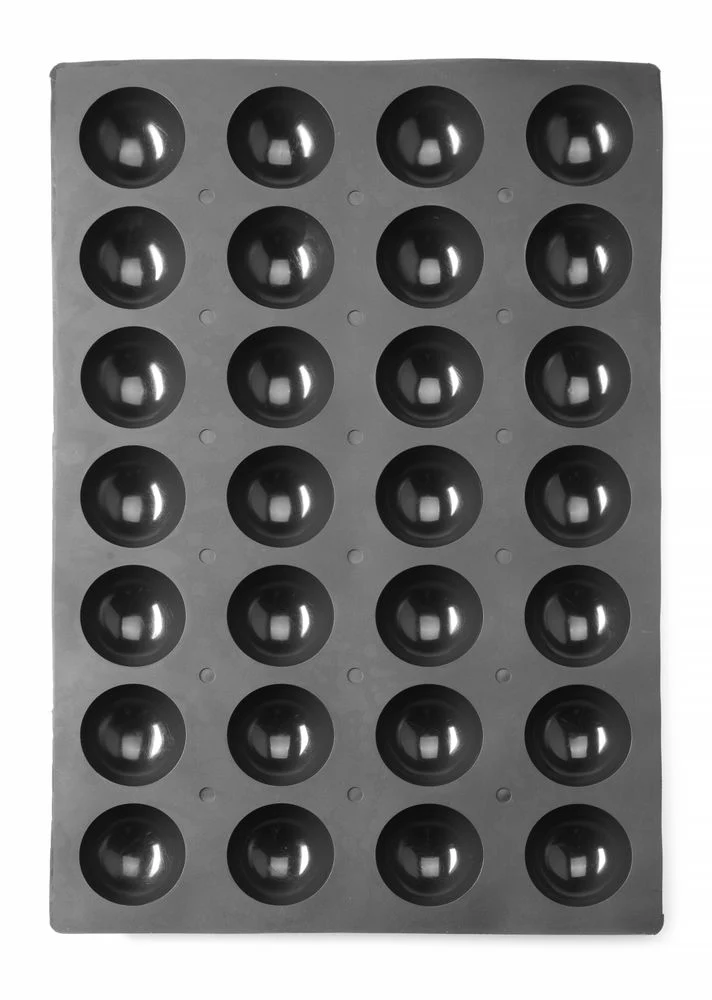 HENDI Silikonform HALBKUGEL – 600 × 395 × H 35 mm