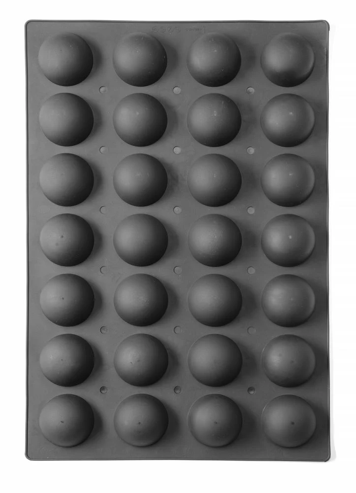 HENDI Silikonform HALBKUGEL – 600 × 395 × H 35 mm