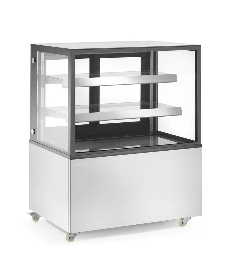 Arktic Kühlvitrine mit 2 Regalen – 230 V / 480 W – 677 × 994 × H 1230 mm