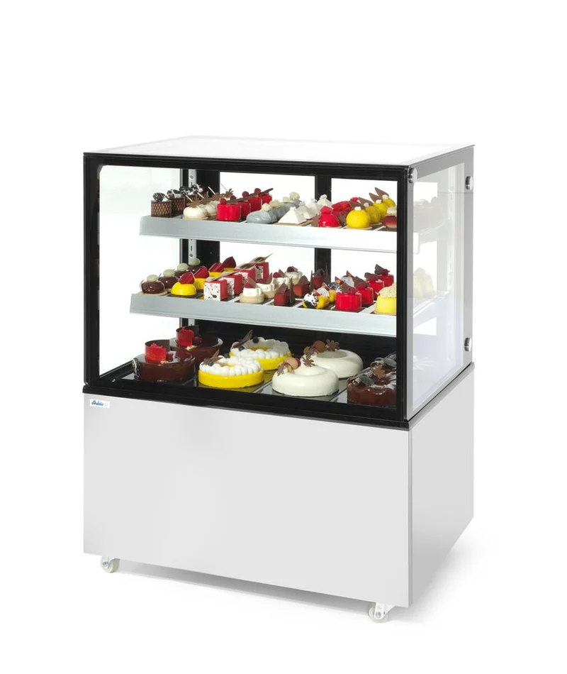 Arktic Kühlvitrine mit 2 Regalen – 230 V / 480 W – 677 × 994 × H 1230 mm