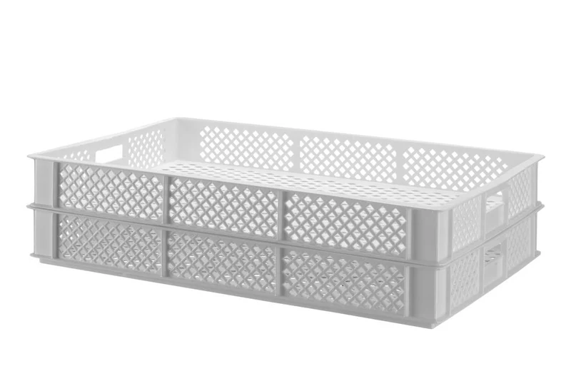 HENDI Trockenbox für Teigwaren – Rechteckig – Weiß – 600 × 400 × H 70 mm
