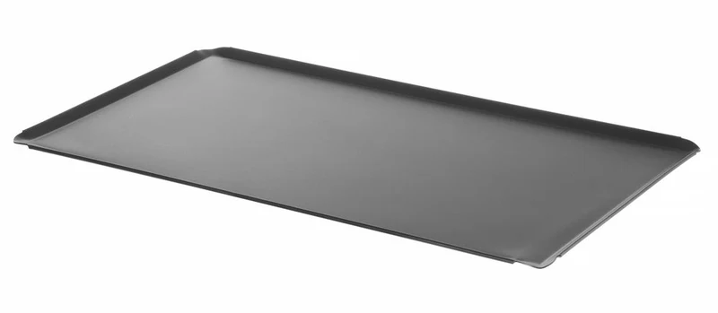 HENDI Backblech mit Antihaftbeschichtung CONVECTOMAT BAKE – GN 1 / 1 – Schwarz – 530 × 325 × H 10 mm