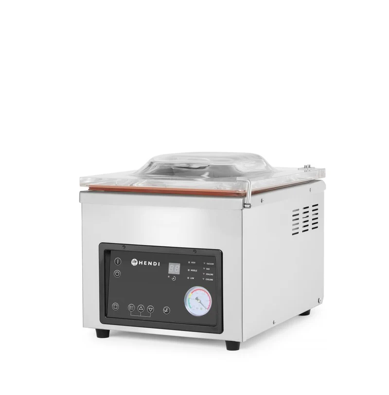 HENDI Vakuumkammer-Verpackungsmaschine – Profi Line – 230 V / 370 W – 330 × 480 × H 360 mm