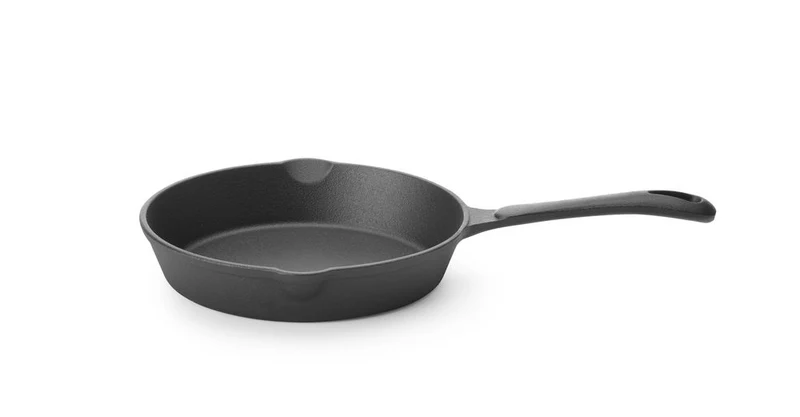 HENDI Gusseisenpfanne – Schwarz – Ø 200 × H 40 mm