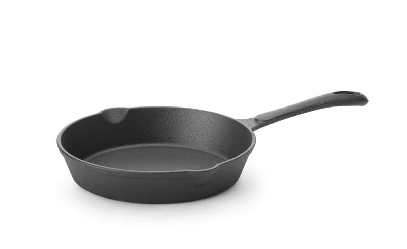 HENDI Gusseisenpfanne – Schwarz – Ø 200 × H 40 mm