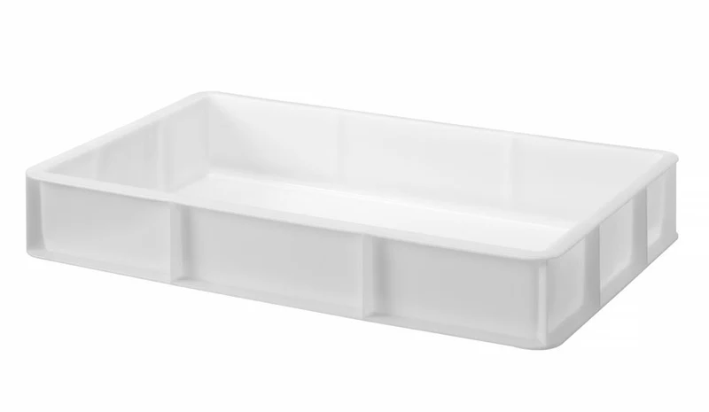 HENDI Pizzateig-Box GN1 / 1 – Weiß – 530 × 325 × H 90 mm