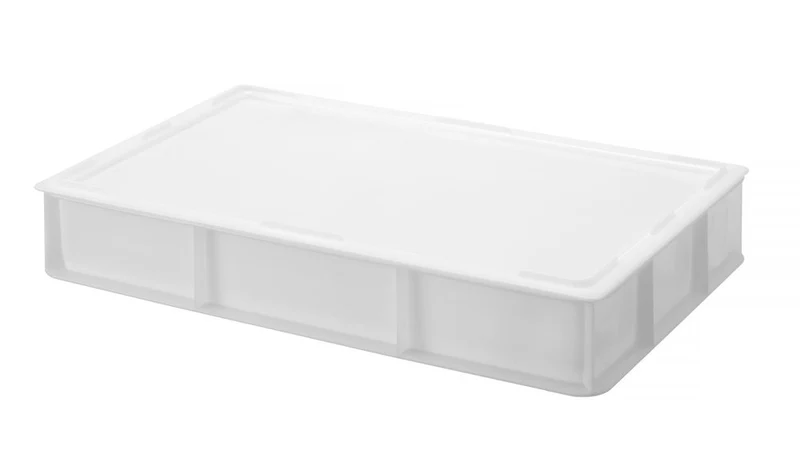 HENDI Pizzateig-Box GN1 / 1 – Weiß – 530 × 325 × H 90 mm