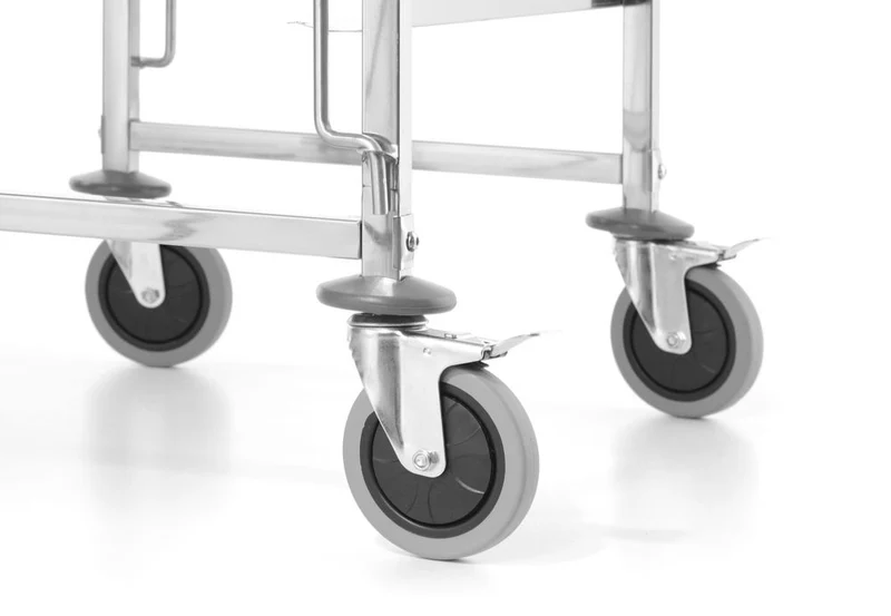 HENDI Regalwagen – Kitchen Line – Silber – 470 × 620 × H 1735 mm