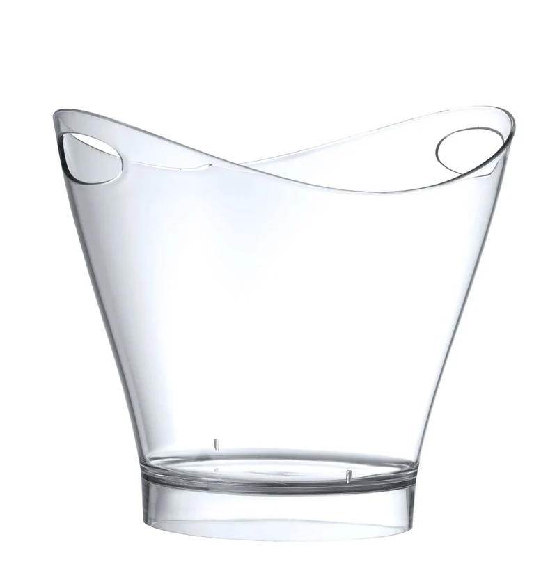 BarUp Wein- und Sektkühler – 6 l – Transparent – 300 × 240 × H 260 mm