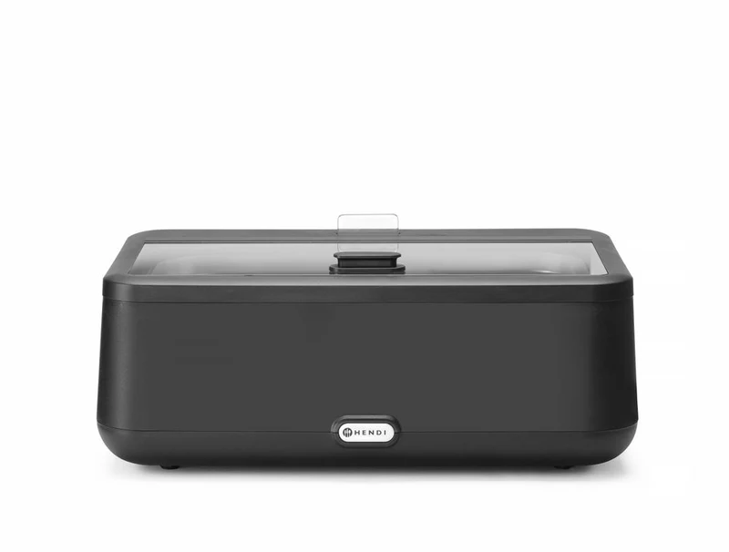 HENDI Chafing Dish UNIQ – GN 1 / 1 – 230 V / 700 W – designed by Robert Bronwasser – Schwarz – 607 × 402 × H 245 mm