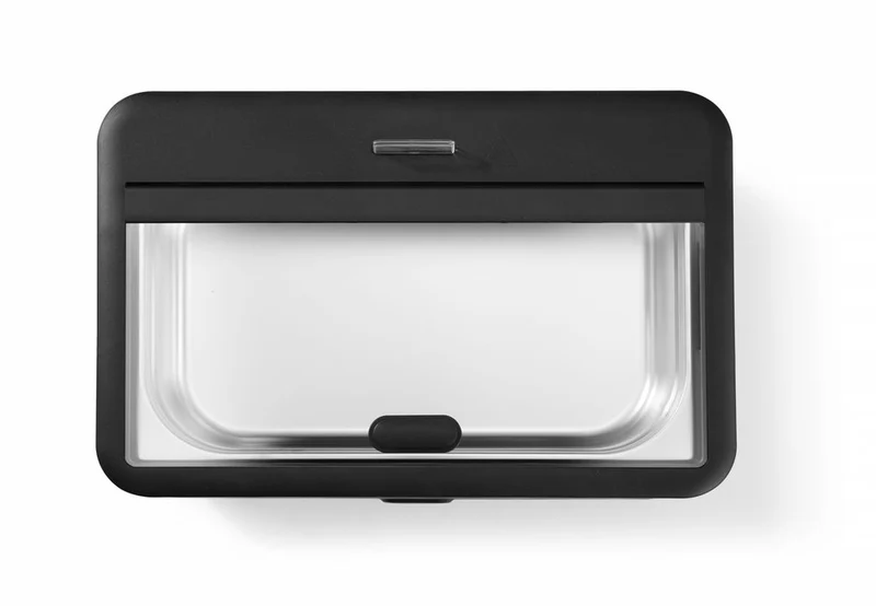 HENDI Chafing Dish UNIQ – GN 1 / 1 – 230 V / 700 W – designed by Robert Bronwasser – Schwarz – 607 × 402 × H 245 mm