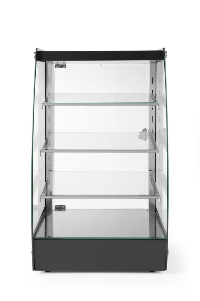 HENDI Offene Vitrine mit Regalablagen 75 L – 230 V / 2 W – 415 × 390 × H 716 mm