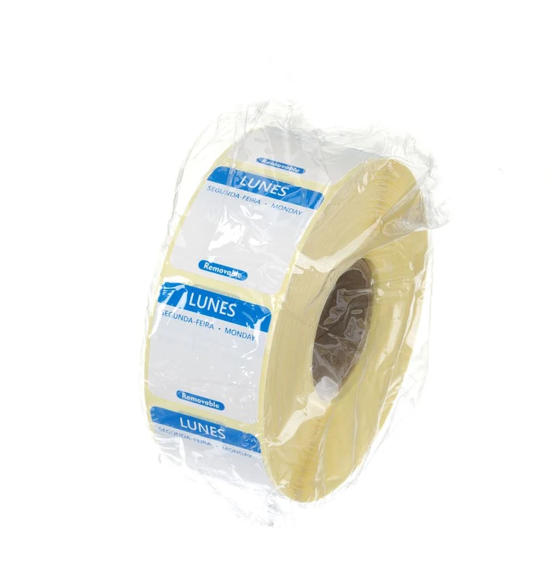 HENDI Täglich anwendbare Lebensmittelsicherheitsetiketten – Blau – 25 × 25 mm – 1000 Stück