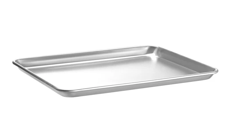 HENDI Backblech – Rechteckig – Silber – 450 × 330 × H 26 mm