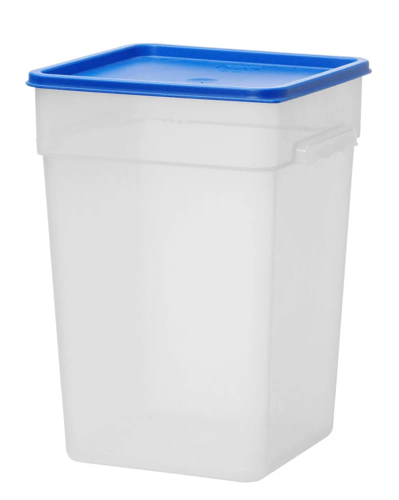 HENDI Lebensmittelbehälter mit Skala – 20,8 l – 290 × 290 × H 400 mm