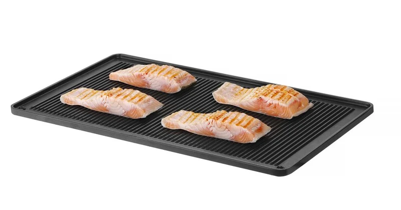 HENDI Grillplatte, gerippt CONVECTOMAT GRILLPLATE – GN 1 / 1 – 530 × 325 × H 15 mm
