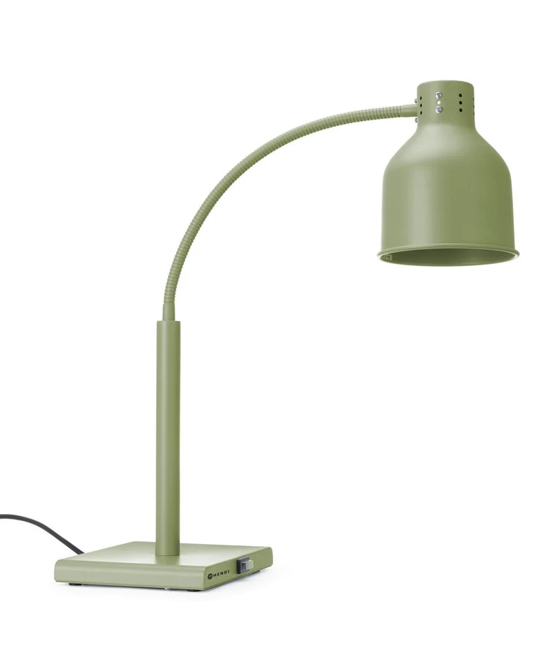 HENDI Flexible Wärmelampe – 230 V / 250 W – Grün – 268 × 203 × H 660 mm