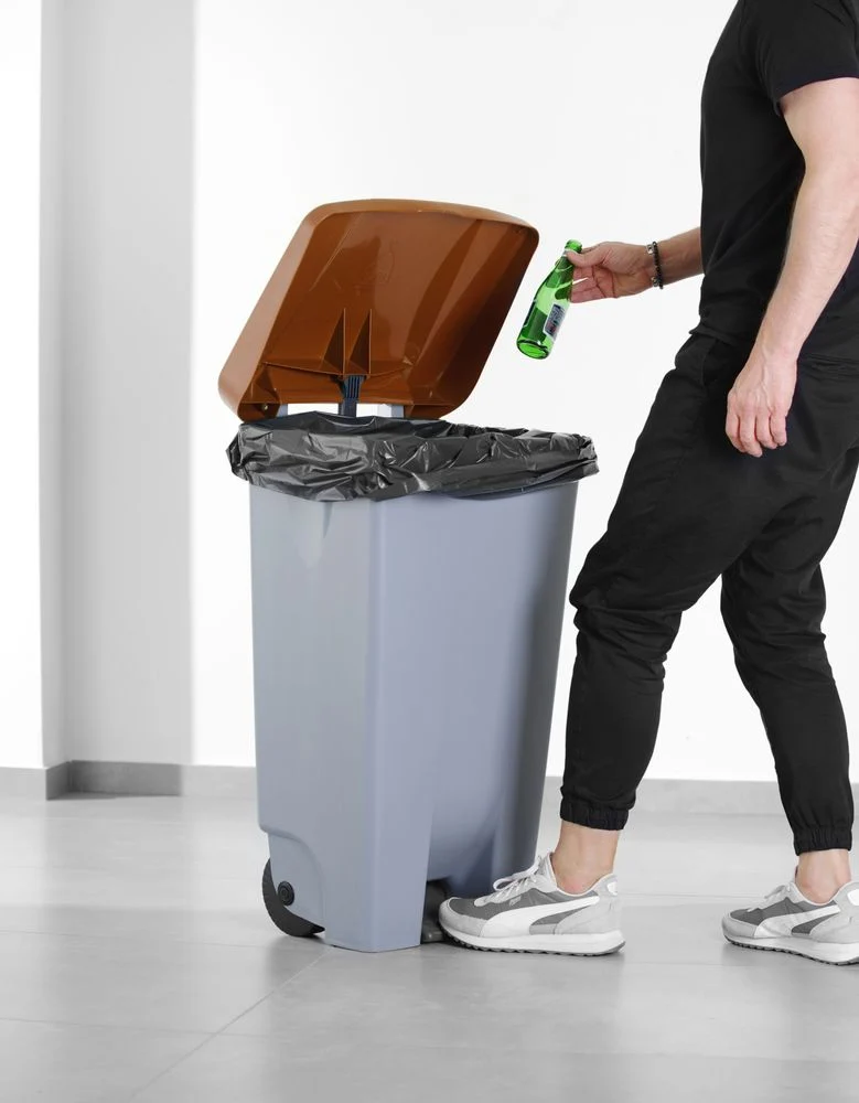 HENDI Deckel für Abfallbehälter – Braun – 505 × 415 mm