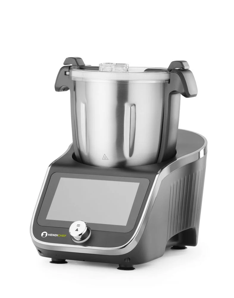 HENDI Multifunktions-Küchenmaschine HENDICHEF, schwarz – 3 l – 230 V / 1400 W – 210 × 380 × H 320 mm