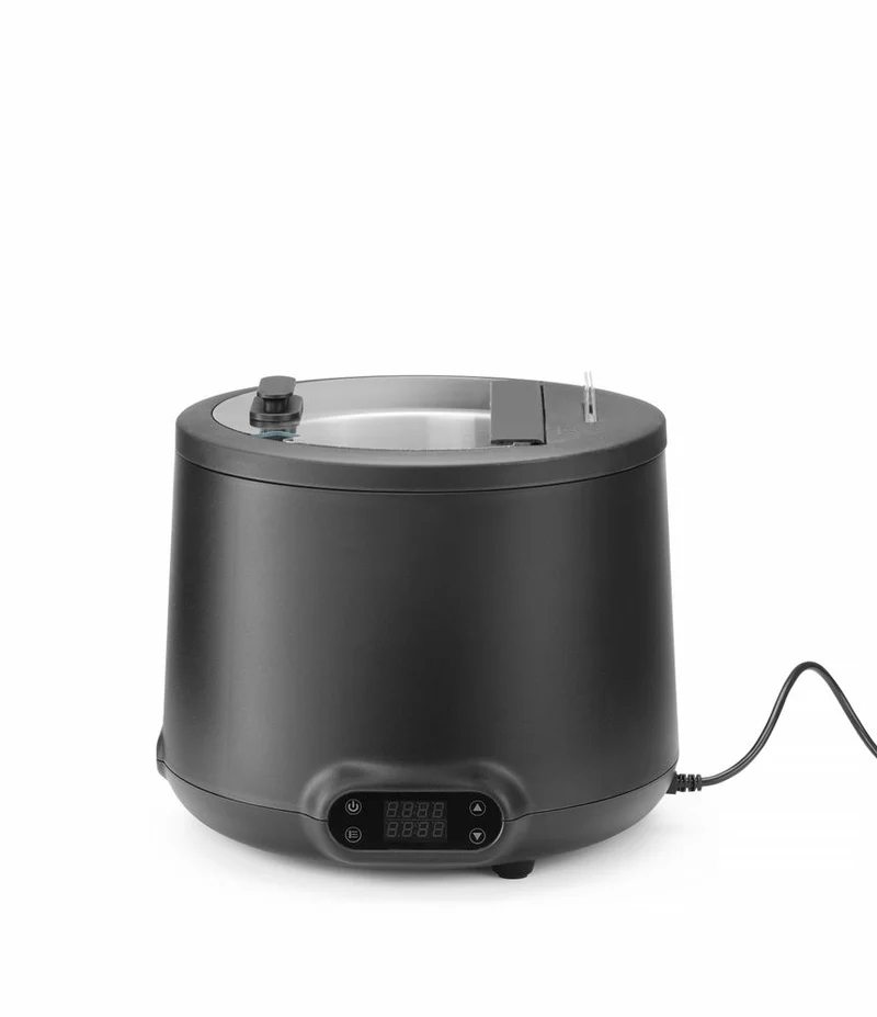 HENDI Suppenkessel UNIQ – 8 l – 230 V / 500 W – designed by Robert Bronwasser – Schwarz – Ø 365 × H 325 mm