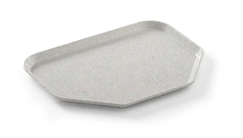 AmerBox Tablett, trapezförmig – Granit – 455 × 355 mm