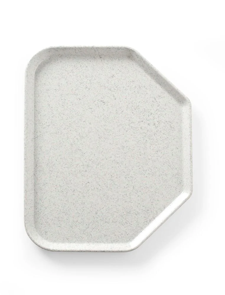 AmerBox Tablett, trapezförmig – Granit – 455 × 355 mm