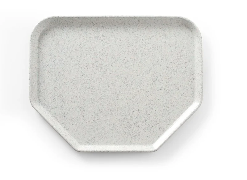 AmerBox Tablett, trapezförmig – Granit – 455 × 355 mm