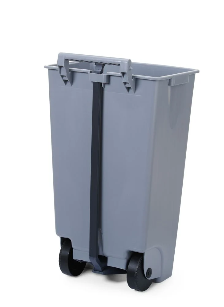 HENDI Abfallbehälter – 120 l – Hellgrau – 510 × 425 × H 875 mm