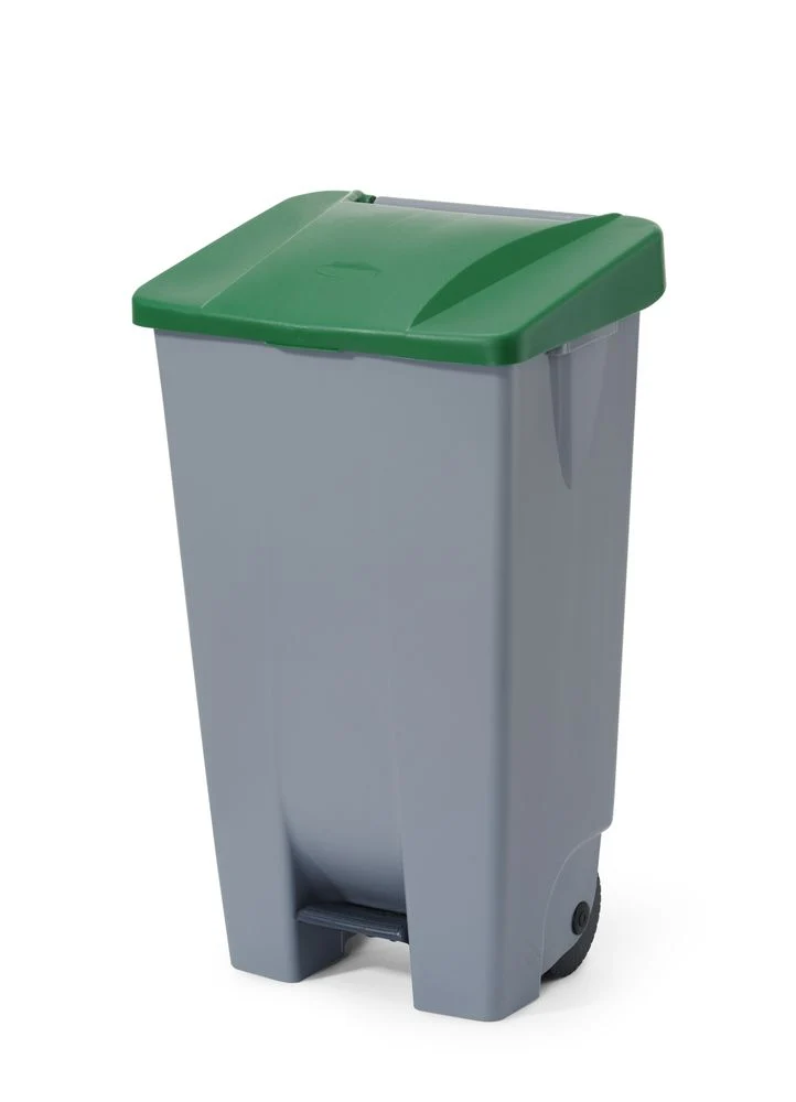 HENDI Abfallbehälter – 120 l – Hellgrau – 510 × 425 × H 875 mm