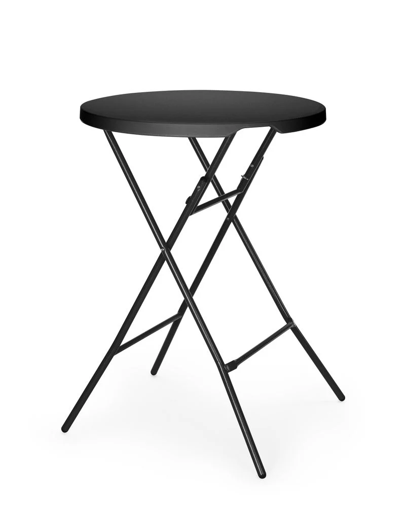 AmerBox Bar-Stehtisch – Rund – Schwarz – Ø 800 × H 1100 mm
