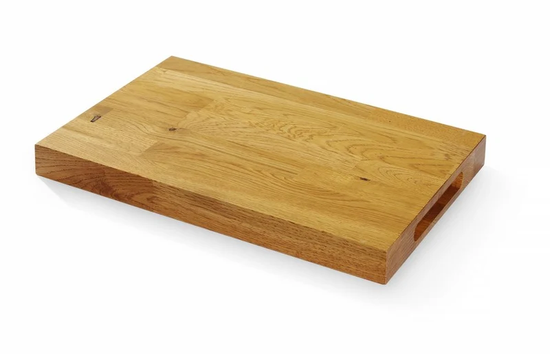 HENDI Servierbrett aus Eichenholz – 420 × 280 × H 40 mm