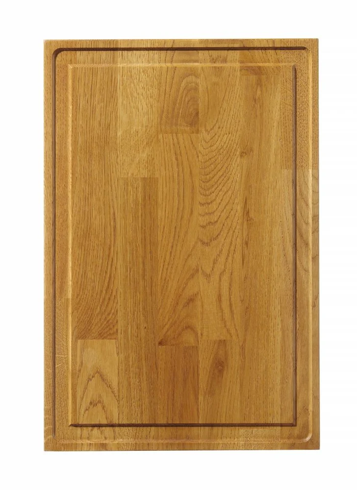 HENDI Servierbrett aus Eichenholz – 420 × 280 × H 40 mm
