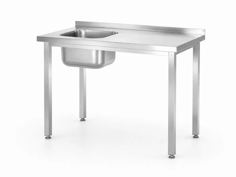 HENDI Spültisch, verschraubt – Kitchen Line – 1000 × 600 × H 850 mm
