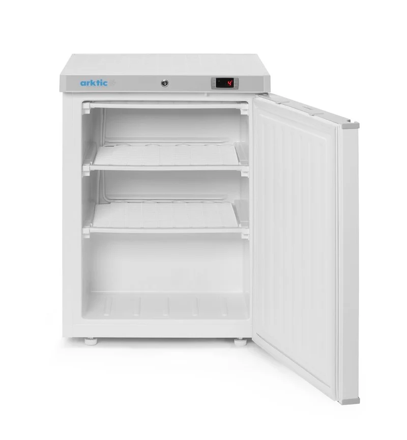 Arktic Gefrierschrank in weiß lackiertem Stahlgehäuse – Budget Line – 100 l – 230 V / 130 W – 637 × 600 × H 835 mm