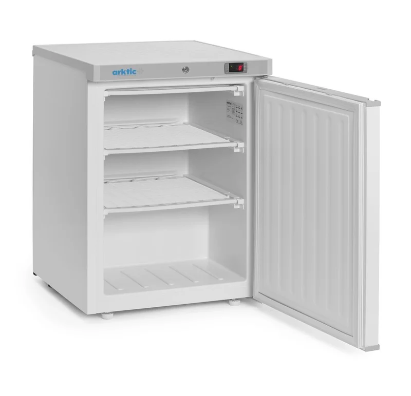 Arktic Gefrierschrank in weiß lackiertem Stahlgehäuse – Budget Line – 100 l – 230 V / 130 W – 637 × 600 × H 835 mm