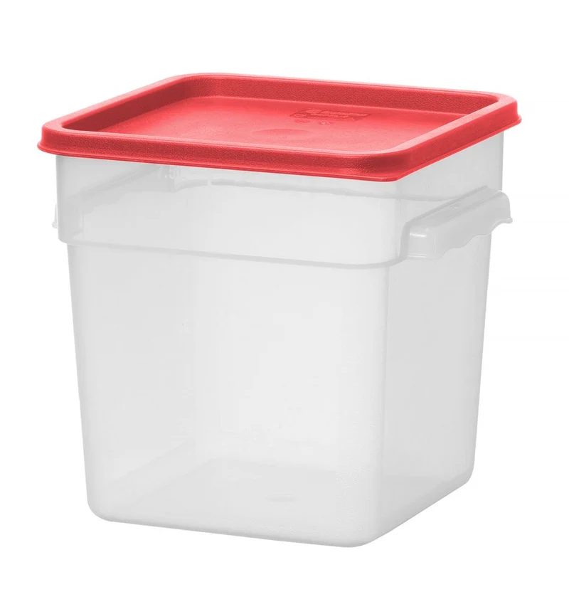 HENDI Lebensmittelbehälter mit Skala – 7,6 l – 235 × 235 × H 230 mm