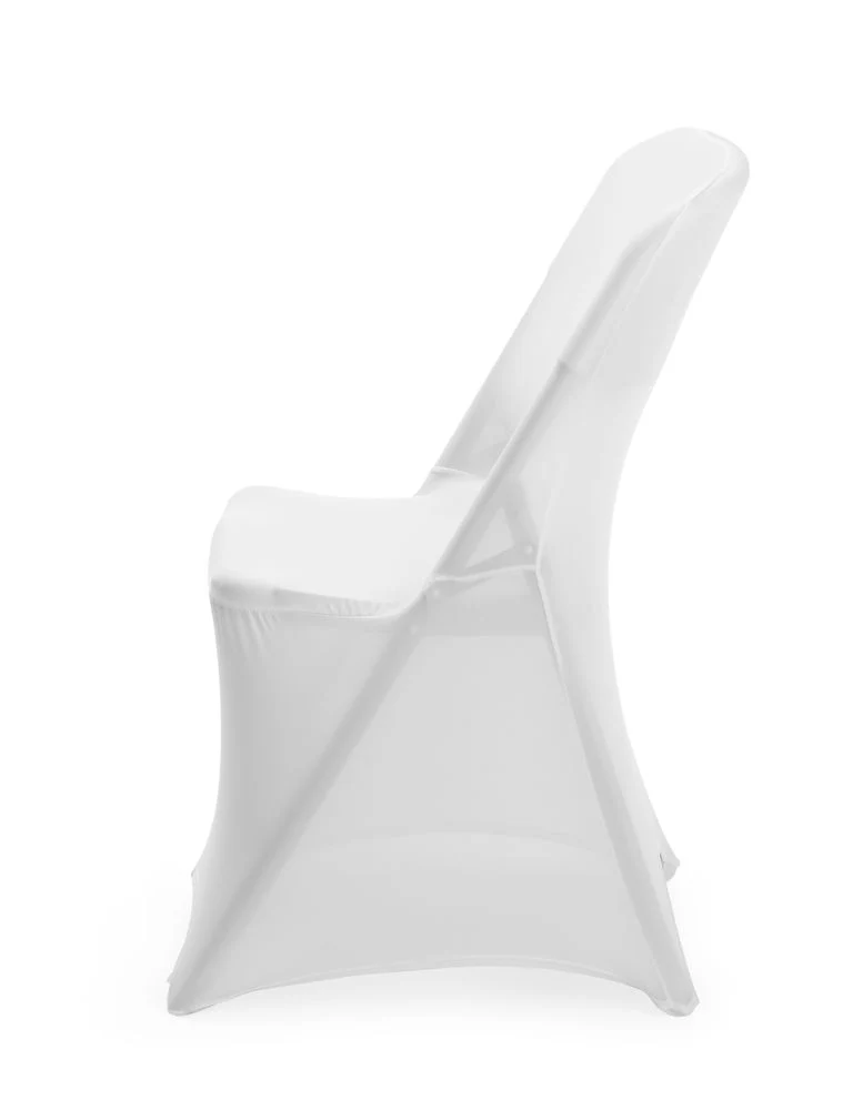 HENDI Klappstuhlbezug – Kitchen Line – 810965 & 910989 – Weiß – 540 × 440 × H 840 mm