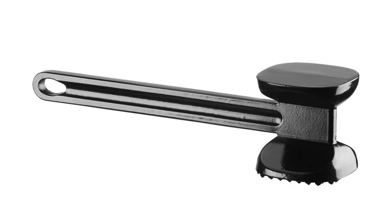 HENDI Fleischklopfer XL – Schwarz – 300 × 80 × H 80 mm