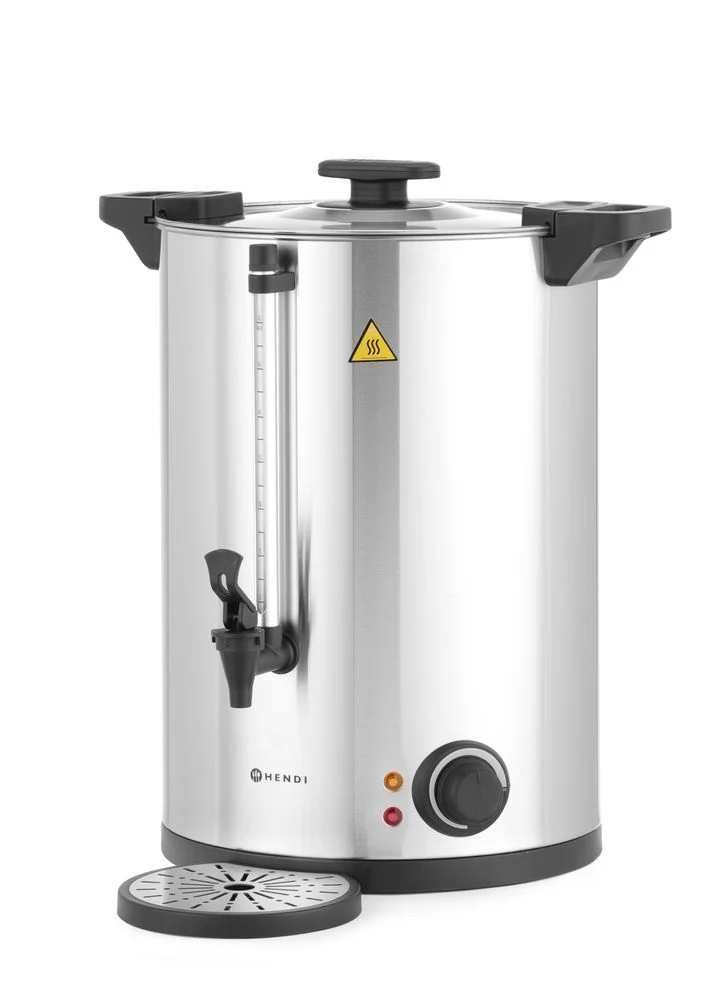 HENDI Heißgetränkespender doppelwandig – 18 l – 230 V / 2500 W – ≈ 120 Tassen in 37 Min – 415 × 382 × H 480 mm