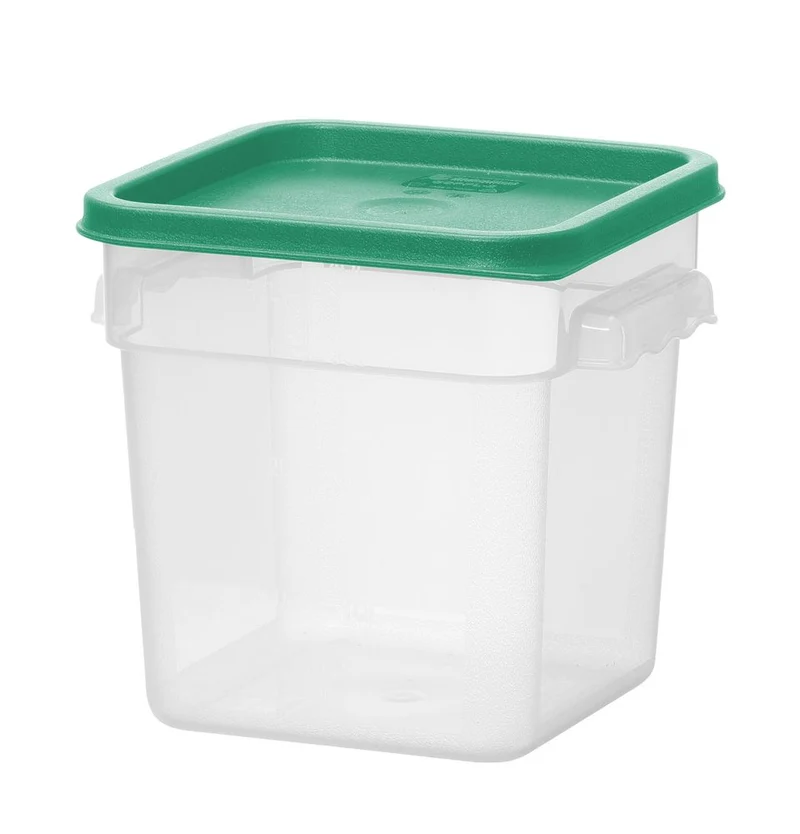 HENDI Lebensmittelbehälter mit Skala – 3,8 l – 190 × 190 × H 180 mm