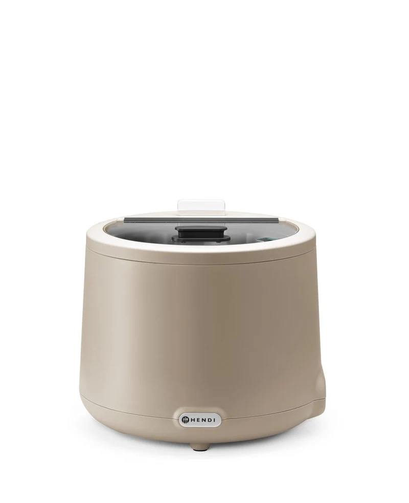 HENDI Suppenkessel UNIQ – 8 l – 230 V / 500 W – designed by Robert Bronwasser – Beige – Ø 365 × H 325 mm