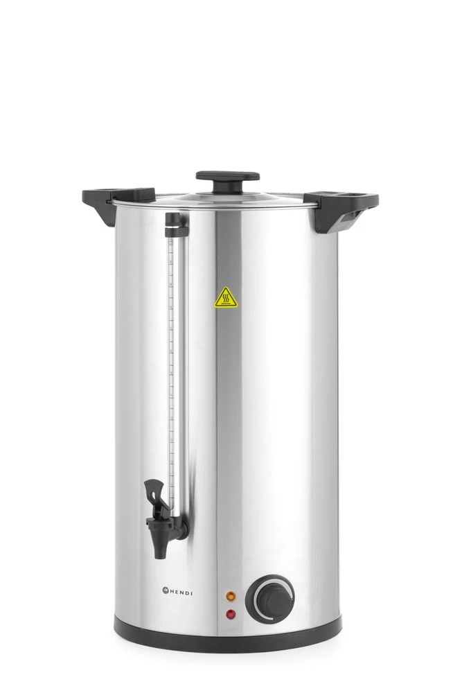 HENDI Heißgetränkespender einwandig – 30 l – 230 V / 2500 W – ≈ 200 Tassen in 65 Min – 415 × 382 × H 620 mm
