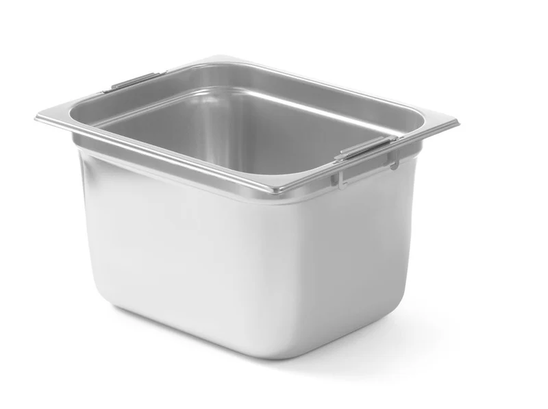 HENDI GN-Behälter mit einklappbaren Griffen – GN 1 / 2 – 12,5 l