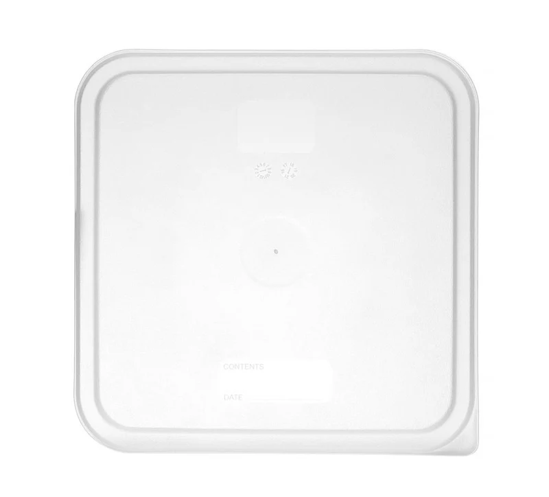 HENDI Deckel für Lebensmittelbehälter – Transparent – 235 × 235 mm